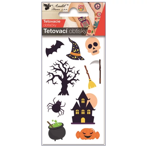 Tetováló matrica 6 x 10,5 cm  Halloween