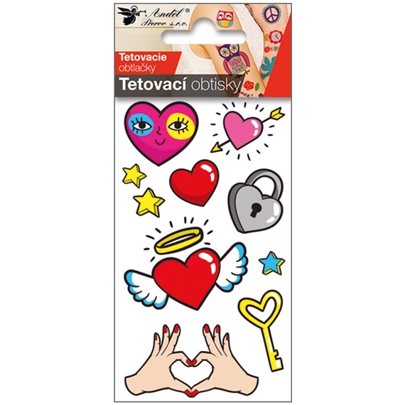 Tetováló matrica 6 x 10,5 cm  Trendek