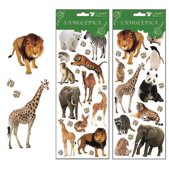 Matrica ZOO 30 x 12 cm / 1 db