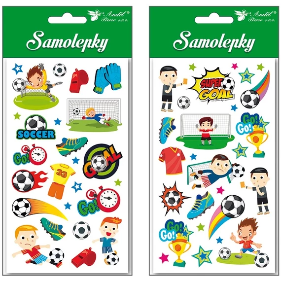 Matrica futball 9 x 16 cm / 1 db