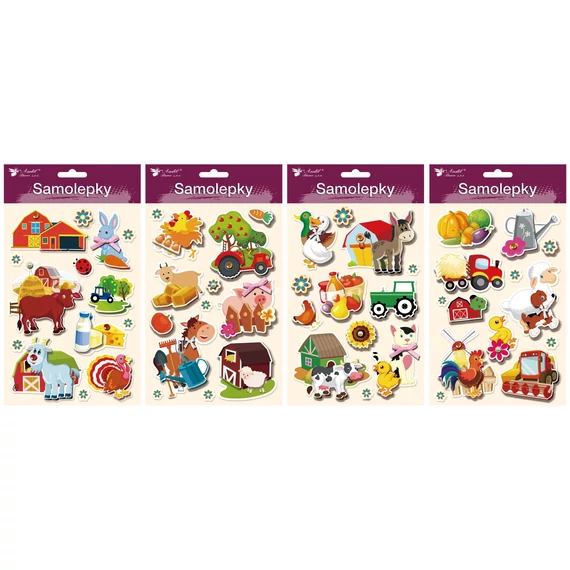 Matrica 3D farm 13 x 23 cm / 1 db