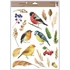 Kép 2/5 - Ragasztómentes ablakmatrica  30x42 cm  - Madarak