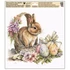 Kép 2/5 - Dekorációs ablakmatrica - Csillámos húsvéti nyuszik 30x33,5cm