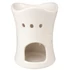 Kép 2/2 - Aromalámpa, fehér porcelán fa motívum 10x13 cm