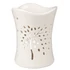 Kép 1/2 - Aromalámpa, fehér porcelán fa motívum 10x13 cm