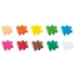 Kép 2/4 - Üvegfesték  készlet - Állatok  - 10  szín x 10,5 ml  + 12 forma 