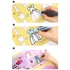Kép 4/7 - Üvegfesték  készlet - Girls party  - 10 szín x 10,5 ml  + 6 forma + 3D tartozékok