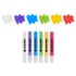 Kép 4/5 - Üvegfesték  készlet - Állatkák  -6 szín x 10,5 ml  + 18 forma