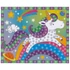 Kép 4/4 - Mozaik kirakós kép flitterekkel  17 x 30 cm,  egyszarvú  / 1 db