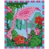 Kép 2/4 - Mozaik kirakós kép flitterekkel  17 x 30 cm,  flamingó / 1 db