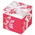 Kép 1/2 - Összecsukható papír ajándékdoboz M 15 x 15 x 15  cm masnival