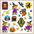 Kép 3/3 - Öntapadó plasztik matrica  Halloween 40 db, 10,5 x 18 cm