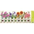 Kép 4/5 - Ragasztómentes  ablakmatrica 55x22,5cm  – Virágok cserépben 