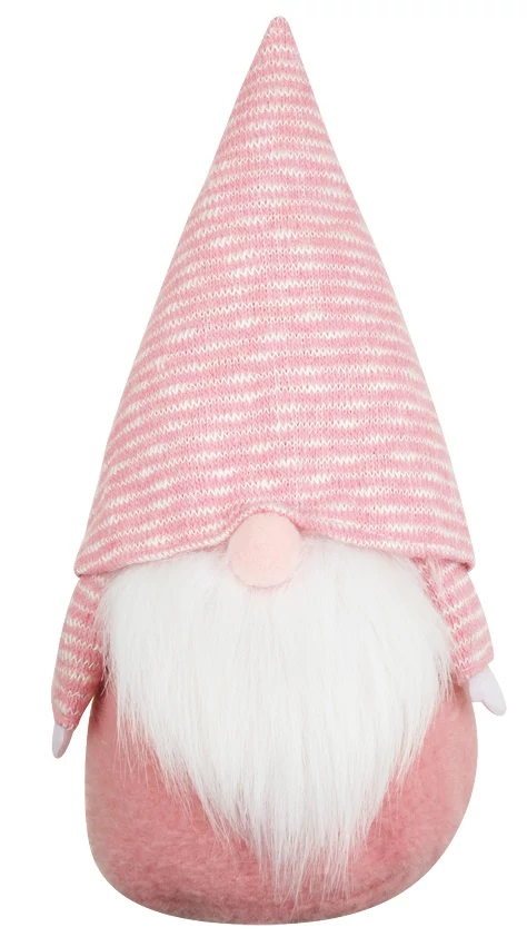 Álló rózsaszínű manó 32 cm  