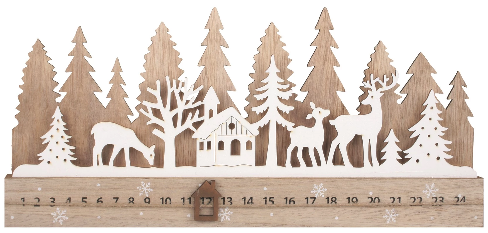 Adventi naptár  erdei panoráma  40x18 cm