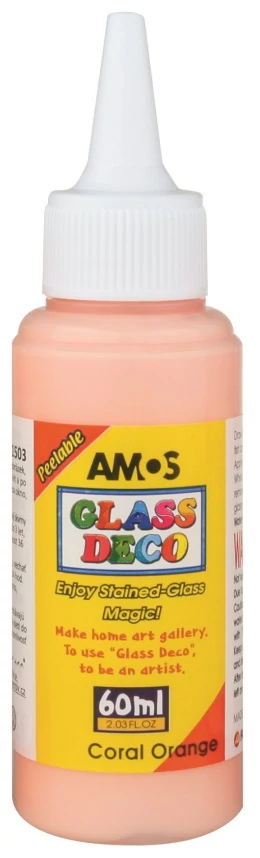 Üvegfesték 60 ml - korall