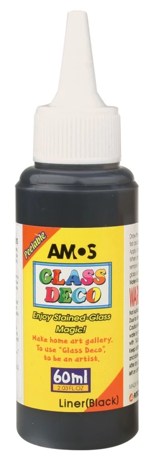 Kontúr üvegfesték 60 ml - fekete