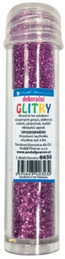 Csillámpor 6 g - lila