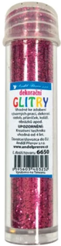 Csillámpor 6 g - rózsaszín