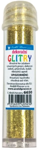 Csillámpor 6 g - arany