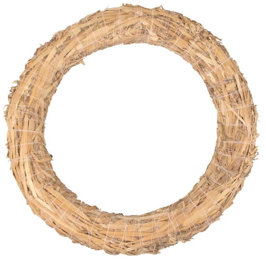 Szalma koszorú alap 35 cm