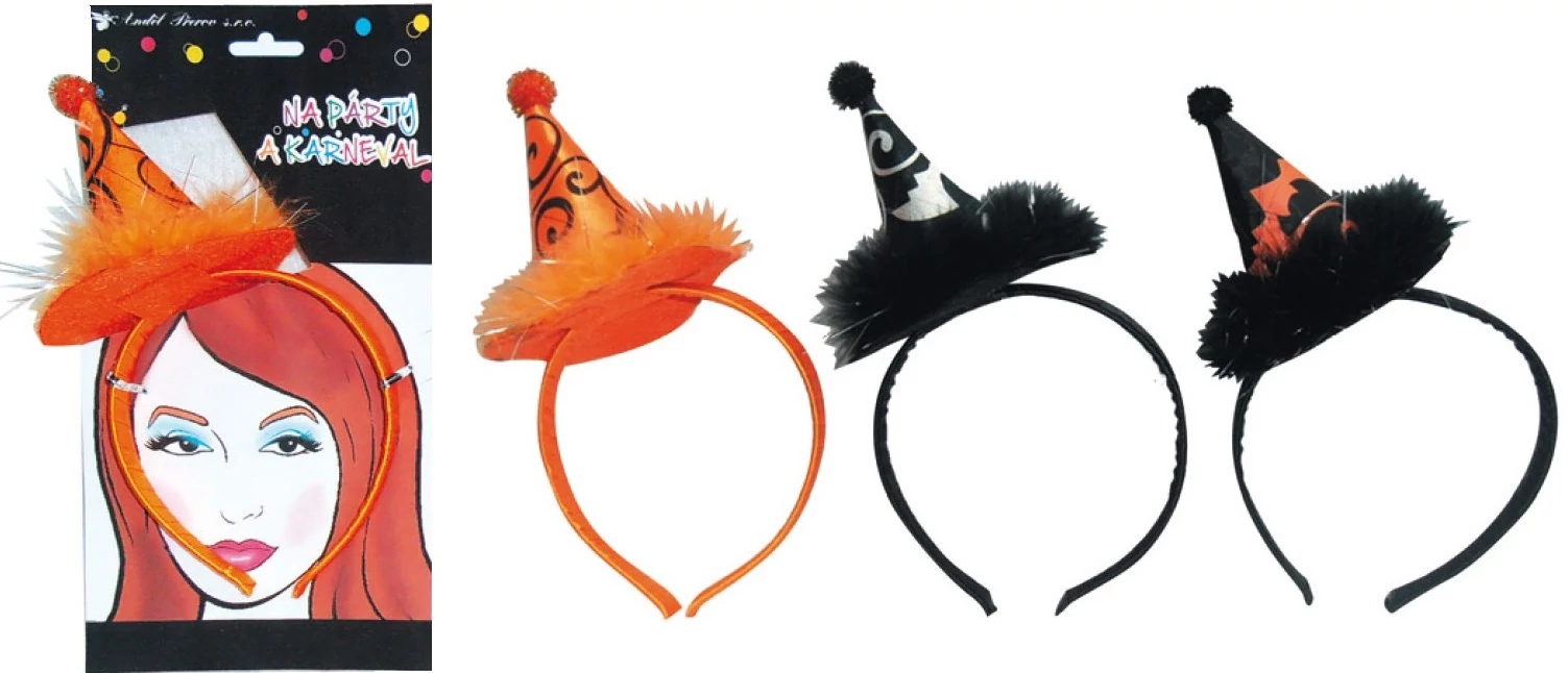 Fejpánt  kalapok halloween motívumokkal