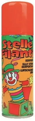 Spagetti szerpentin spray 83 ml - narancs