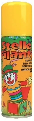 Spagetti szerpentin spray 83 ml - sárga