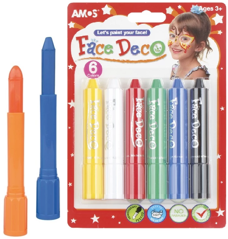 Arc- és testfestékek 4,7 g - 6 db készlet