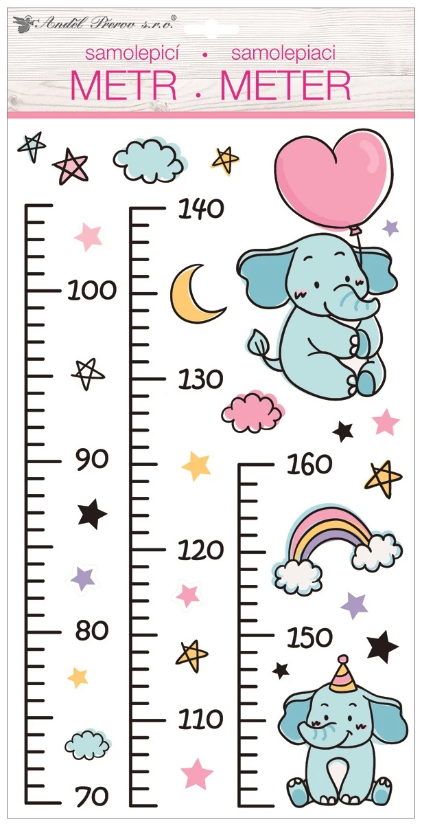 Falmatrica magasságmérő elefánt 160 cm - ig