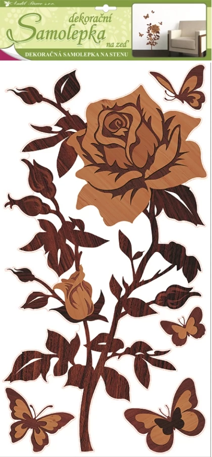 Falmatrica rózsa fa imitáció 32 x 60 cm