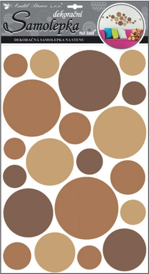 Falmatrica bézs körök 32 x 50 cm