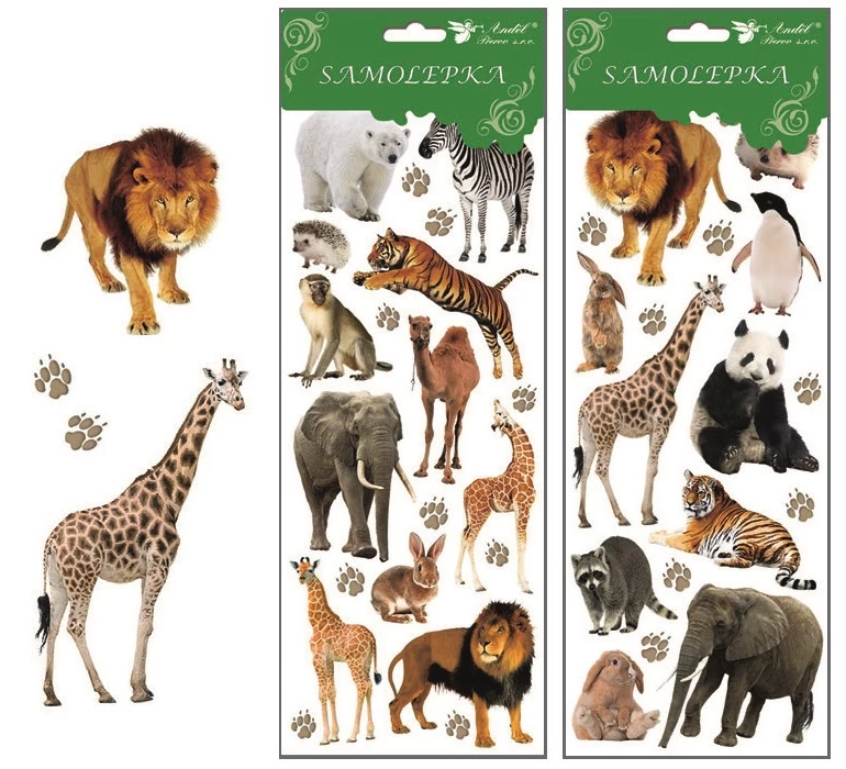 Matrica ZOO 30 x 12 cm / 1 db