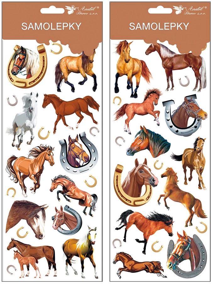 Matrica lovak 12 x 30 cm / 1 db