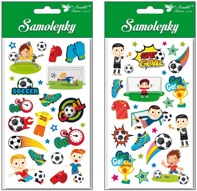 Matrica futball 9 x 16 cm / 1 db